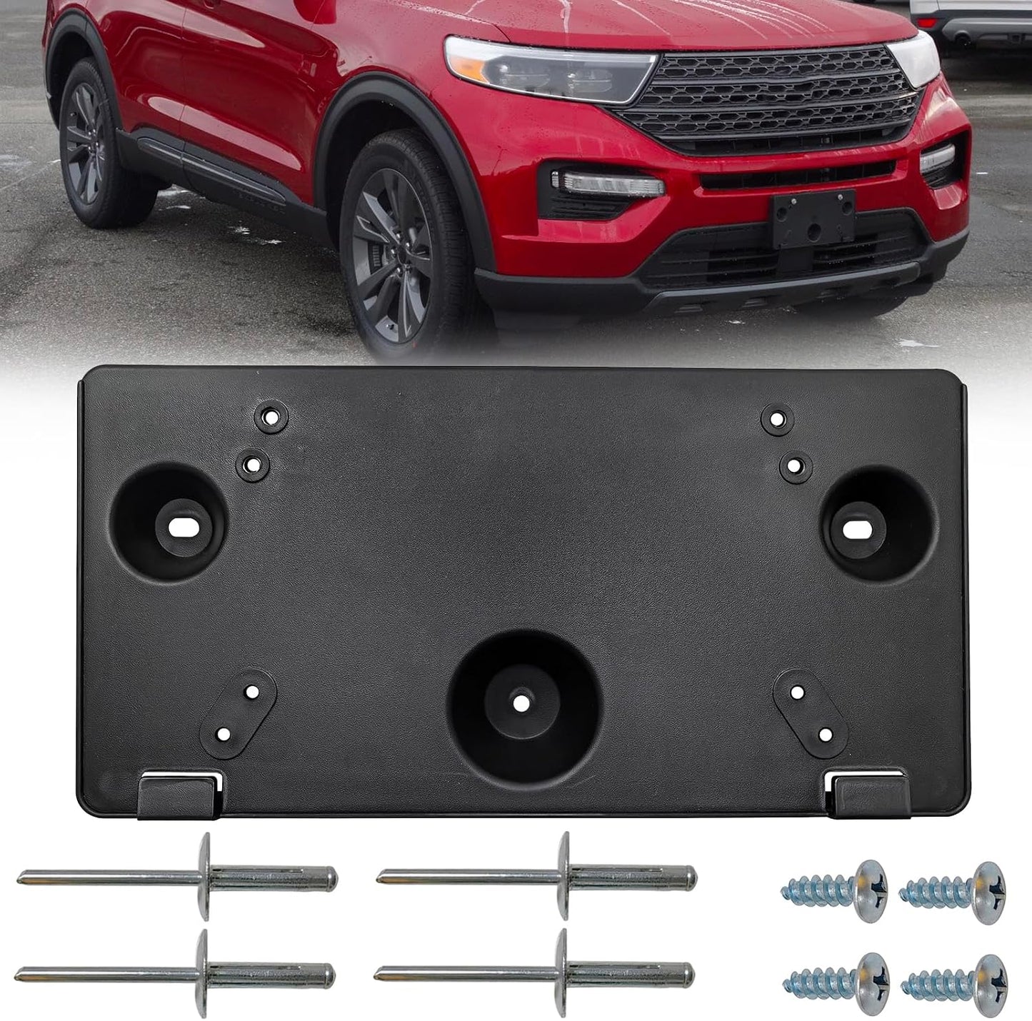 Soporte etiqueta parachoques Ford Explorer comp LB5Z17A385AA