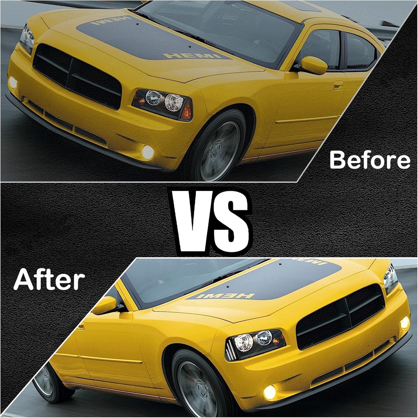 Luz marcador lateral blanca ahumada comp Dodge Charger 06-10