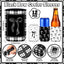12 fundas neopreno para latas 12oz aislador bebidas