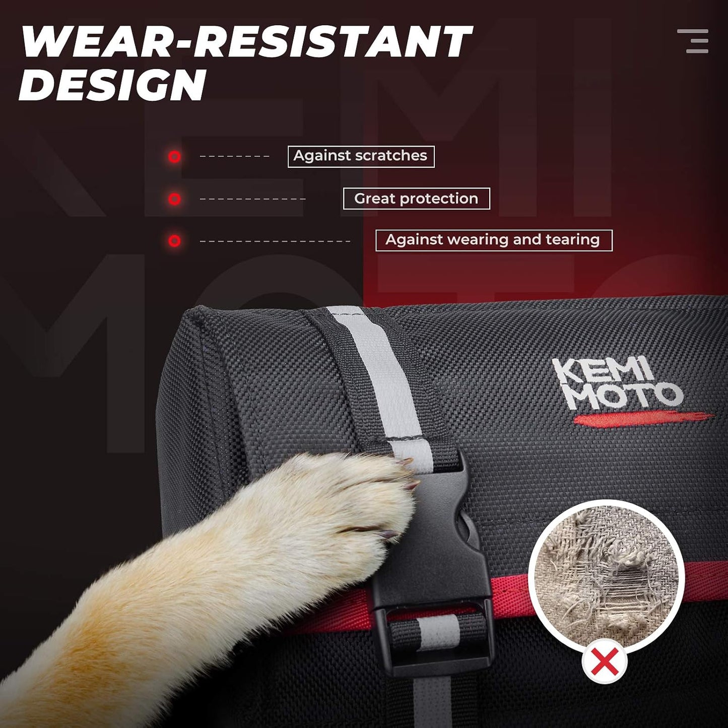 Bolsa guardabarros ATV resistente agua soporte bebidas