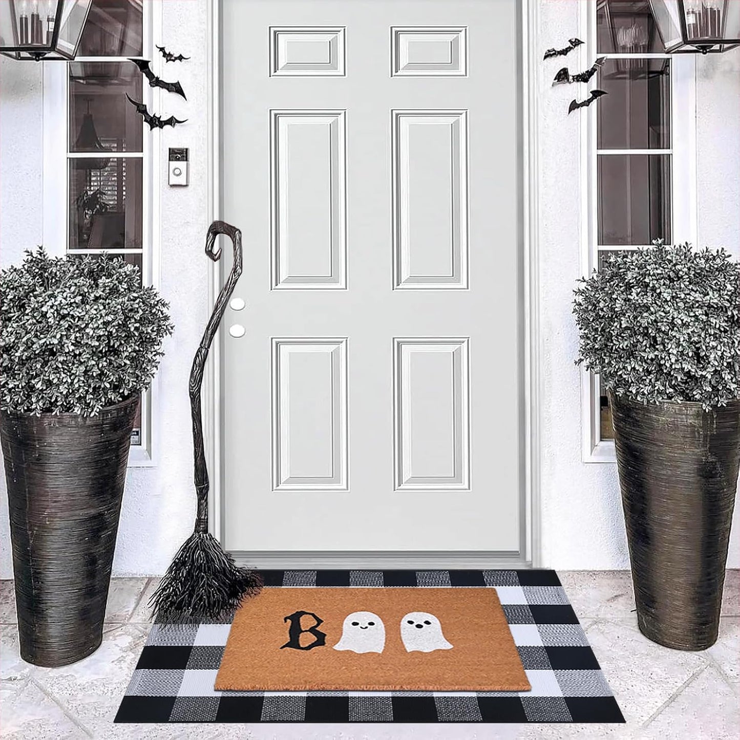 Tapete puerta Halloween coco fantasma 28x43"
