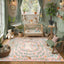 Alfombras 5x7ft lavables antideslizantes unicornio rosa