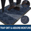 Alfombra goma natural antiderrap puerta principal