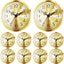 Pack 10 relojes cuarzo 3.543in movimiento mini números