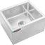 Fregadero piso acero inox 304 NSF 19x22x12