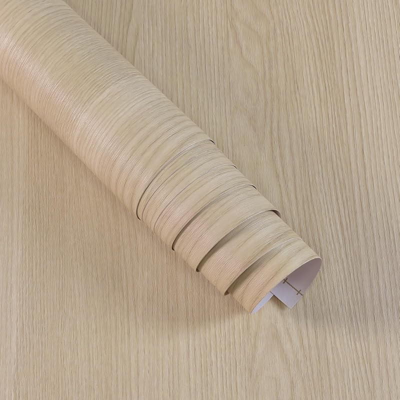 Papel contacto madera clara 23.6x78.74" para encimeras