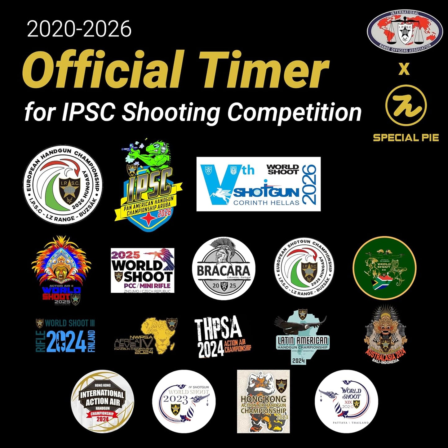 Shot Timer con Cinturón Bluetooth para Competencias IPSC