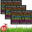 Letrero patio plástico 12x18pulg Love is Love