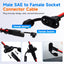 Arnés conector rápido SAE 2" 12AWG para panel solar