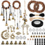 Kit 62 Pzas Campanas Bruja para Pomo Puerta Decoración