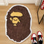 Alfombra Bape 28x20 Antiderrap para Sala Dormitorio