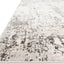 Alfombra decorativa plateado grafito 7x11ft x 10x6ft