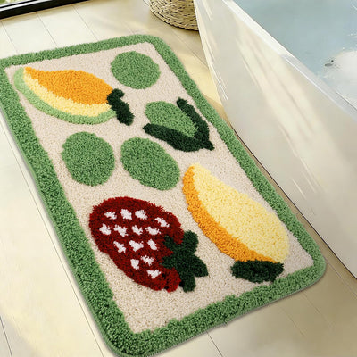 Alfombra baño microfibra suave antideslizante 19.7x31.5