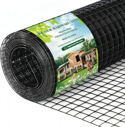 Red acero galvanizado 1/2pulg 16x10ft PVC jardín