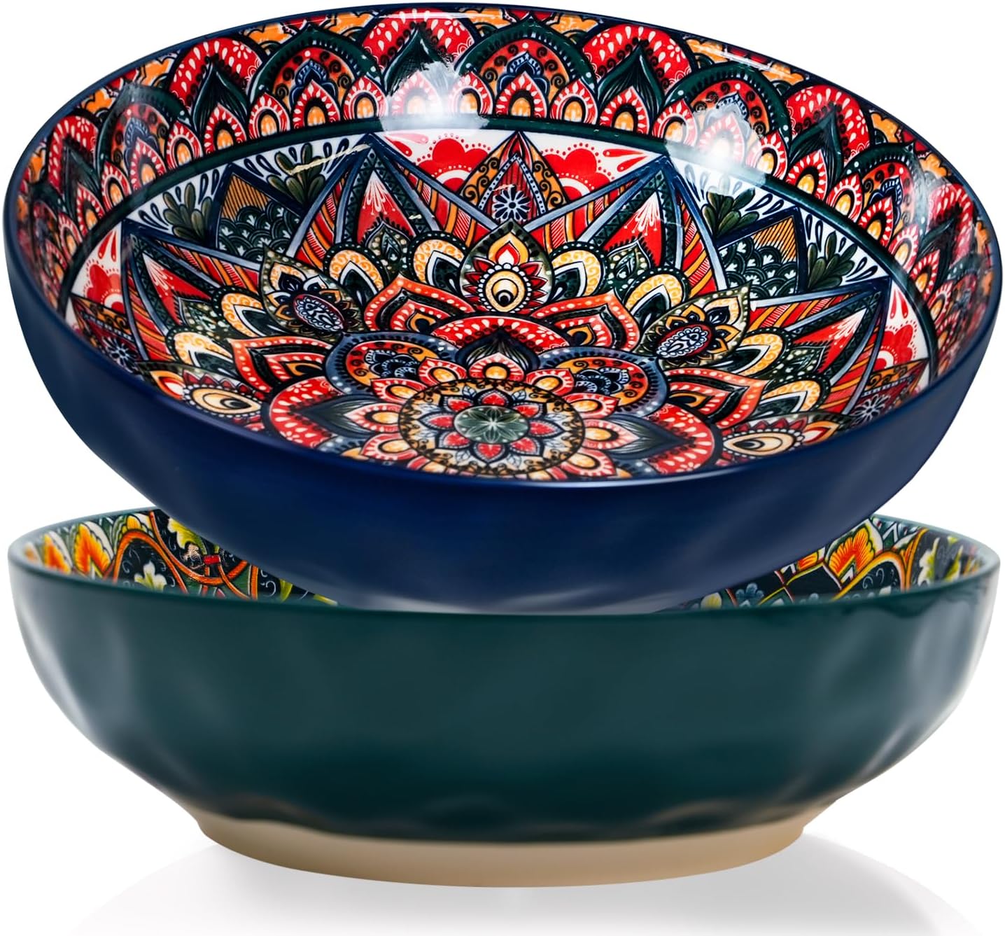 Cuencos porcelana 10pulg 75oz para ensalada frutas sopas fiesta