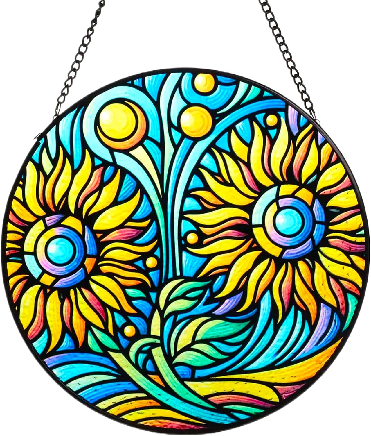 Atrapasoles girasoles 7.9pulg decoración flores sol regalo