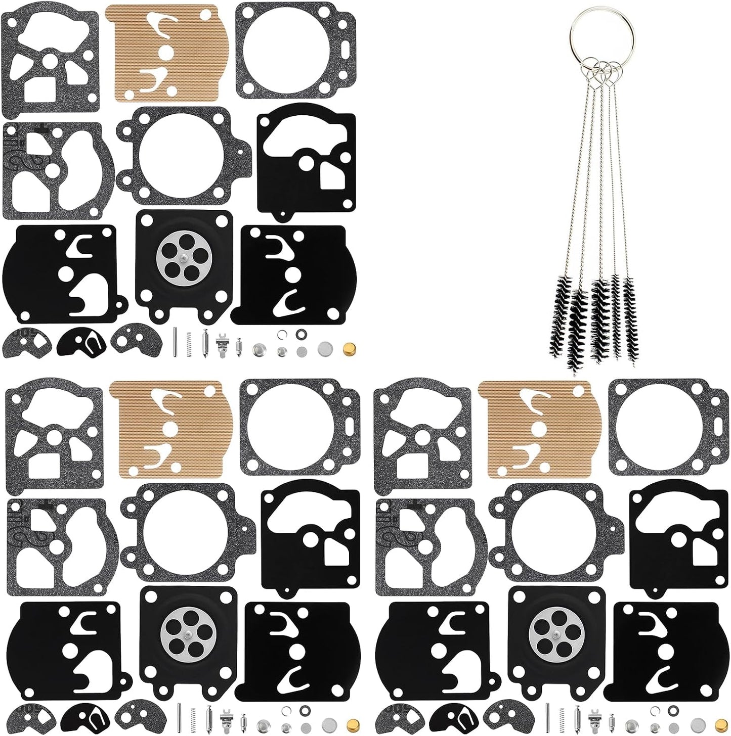 Kit 3 juntas diafragma carburador comp K10-WAT Poulan Ryobi