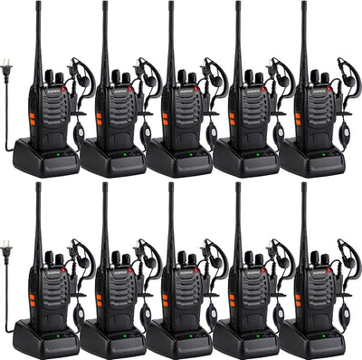 Walkie Talkies 888S Li-ion 16 Canales Radio Profesional