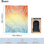Manta playa suave 106x81" diseño mandala con bolsillos