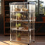 Cubierta estante PVC transparente con cremallera 36x14x54