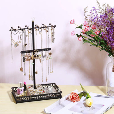 Soporte joyas 15.6pulg para pulseras collares aretes anillos mujer