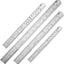 Regla acero inox 6-16 pulg set 4