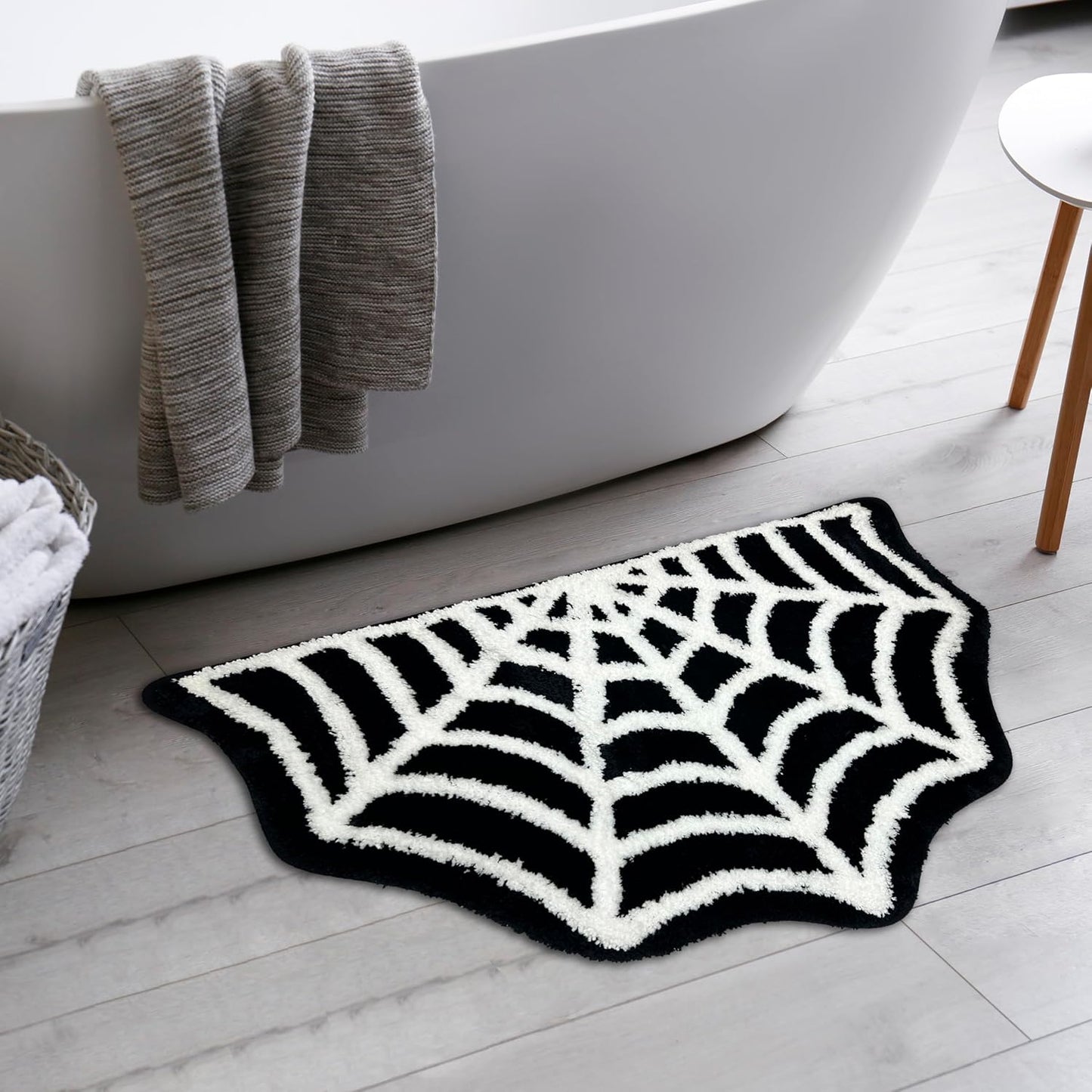 Tapete baño antideslizante halloween 31x20pulg negro