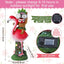Estatua tiki flamenco 12.2pulg decoración jardín solar