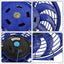Kit montaje ventilador radiador eléctrico 12" 80W color azul