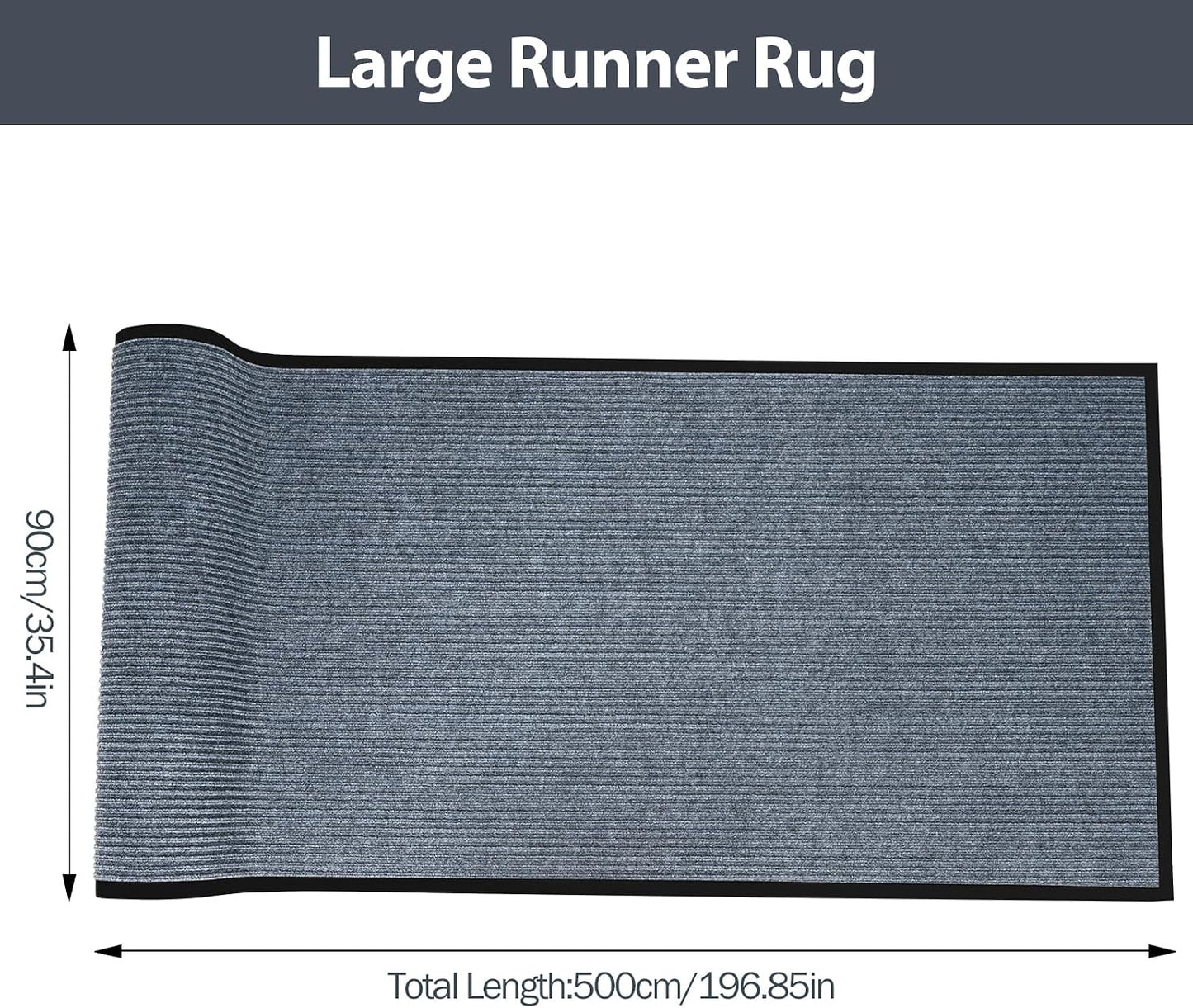Tapete 3x16.5ft doble raya antiderrap exterior