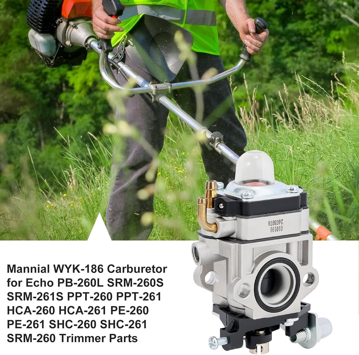 Carburador WYK-186 para Echo PB-260L SRM-260