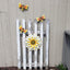 Decoración pared abeja metal exterior 3 pzas