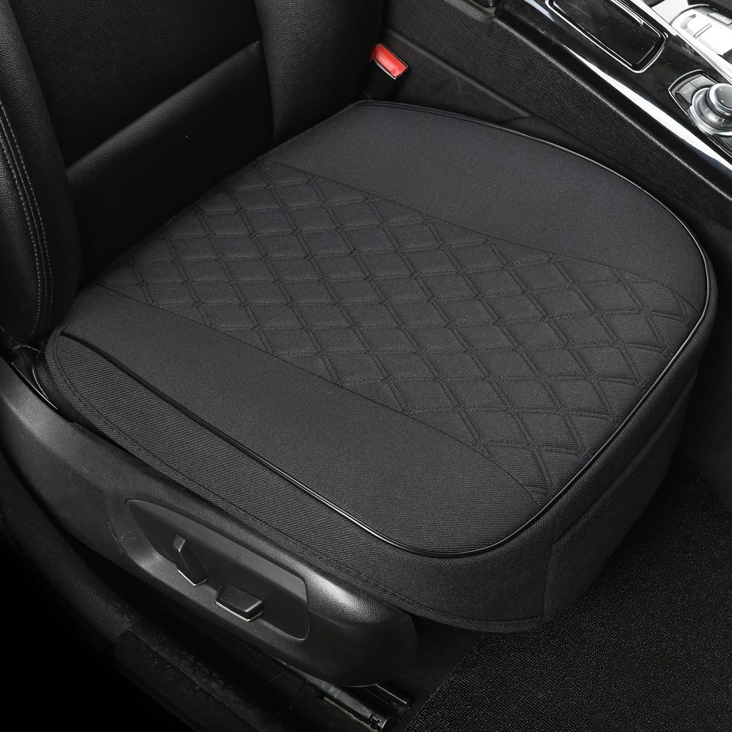 Funda asiento delantero lino antiderrap patrón diamante