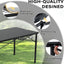 Mesa camping plegable con mesa aluminio enrollable negro