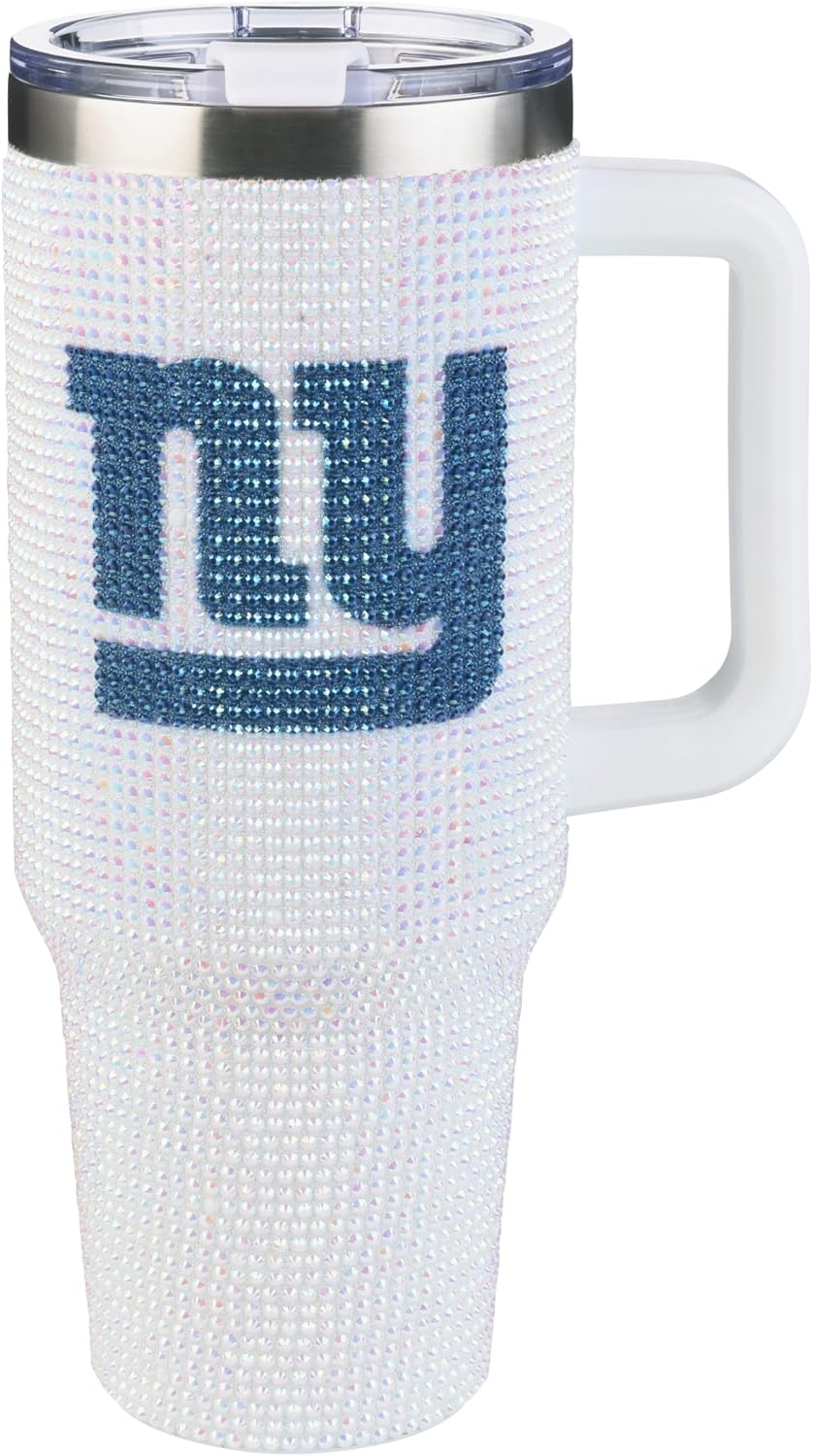 Vaso Tumbler New York Giants 46oz Blanco Bling