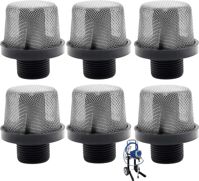 6 Filtros succión 3/4pulg para pulverizador Graco X7 X5 ProX9