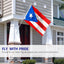 2 Banderas Puerto Rico 3x5ft Poliéster Doble Costura