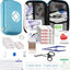 Kit primeros auxilios supervivencia auto-hogar 273 pzas azul