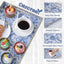 Bandeja servir plástico 15.75x11.81pulg estilo porcelana china