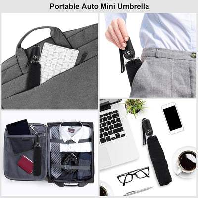 Paraguas viaje compacto para bolso impermeable