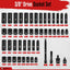 Set 48 Pzas Vasos Impacto 3/8 SAE/Métrico con Barra 3-6 Pulg
