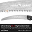 Sierra mano plegable 10pulg dientes navaja corte madera poda