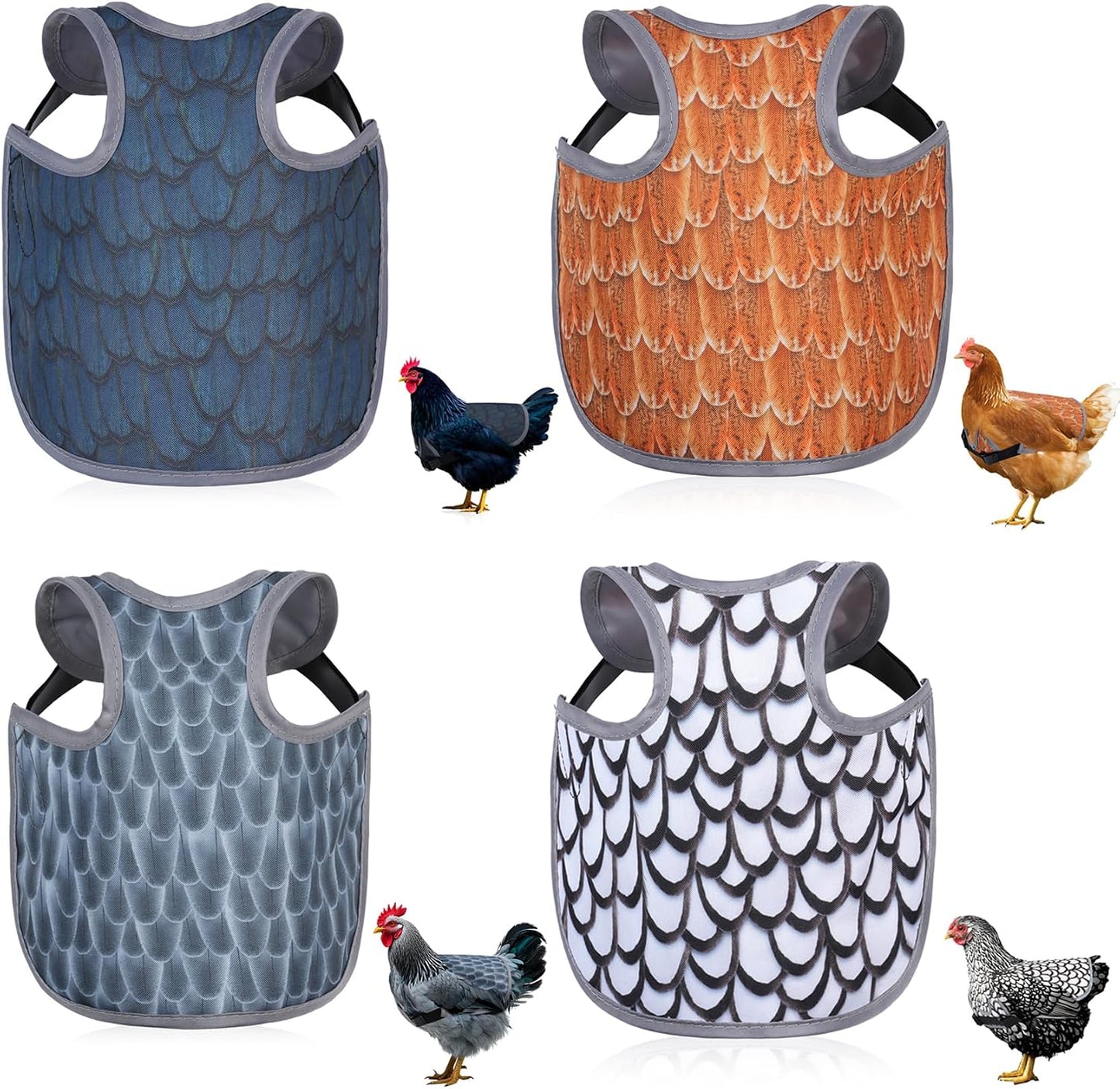 Sillín gallina con correa ajustable para apareamiento negro