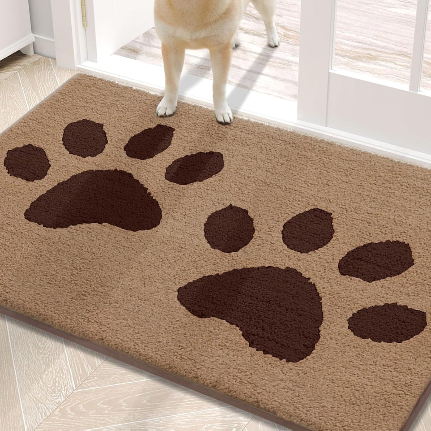 Tapete puerta perro antiderrap absorbente lavable