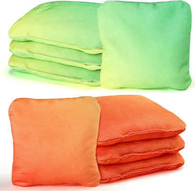 Set 8 Bolsas Cornhole Doble Cara Resistentes Intemperie