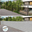 Panel valla privacidad balcón 3x12ft tela sombra UV