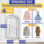 Funda para ropa equipaje vestidos 42pulg con ventana 5uds