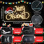 Letrero neón Papá Noel 16x9" LED USB decoración