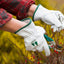 Guantes cuero trabajo jardín y aire libre 1 Pza