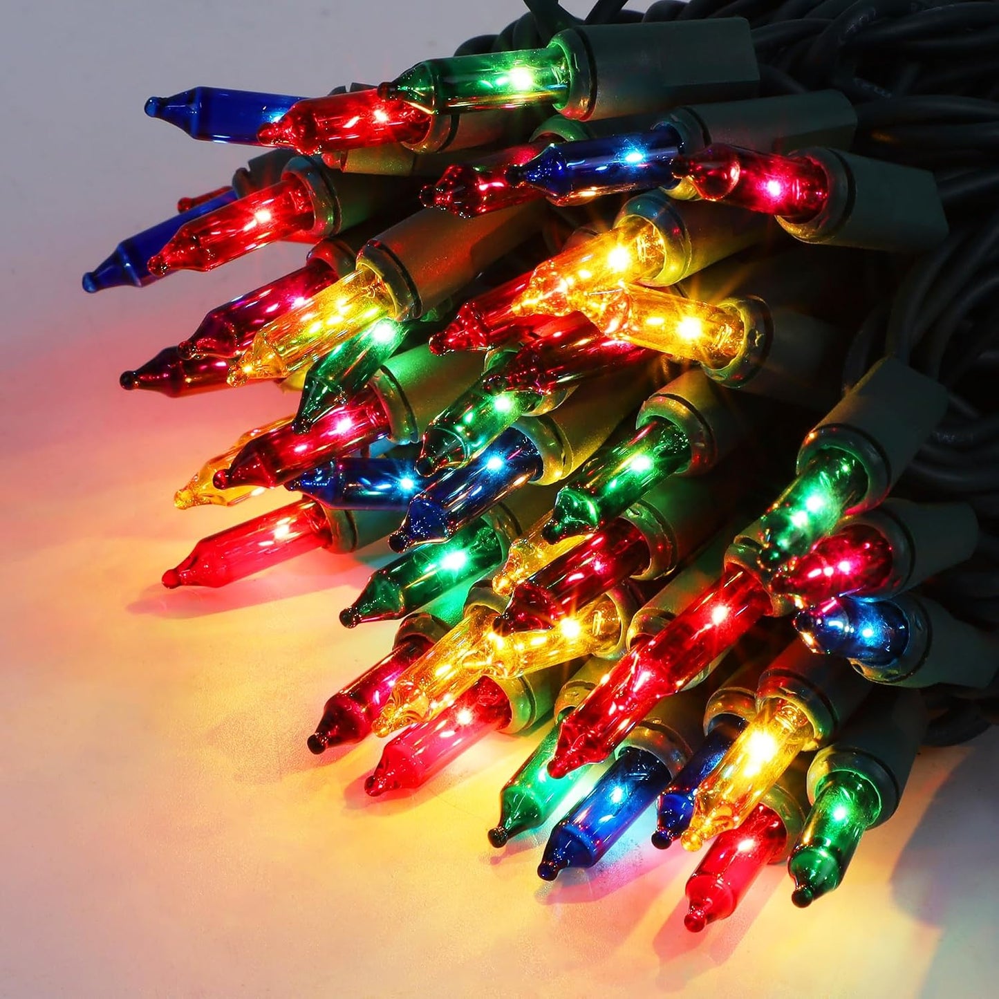 Pack 3 Luces Cadena Navidad Multicolor Interior Exterior